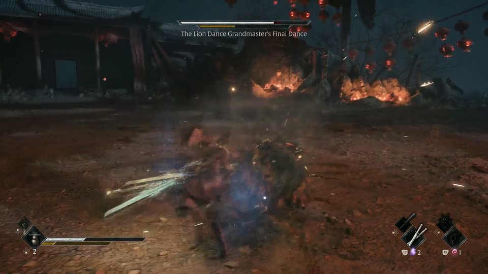 Soul parrying the Lion Dance Grandmaster in Phantom Blade Zero (official State of Play footage)
